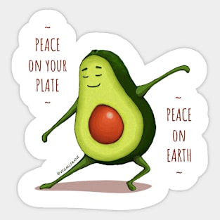 VEGAN FRANK AVOCADO Sticker